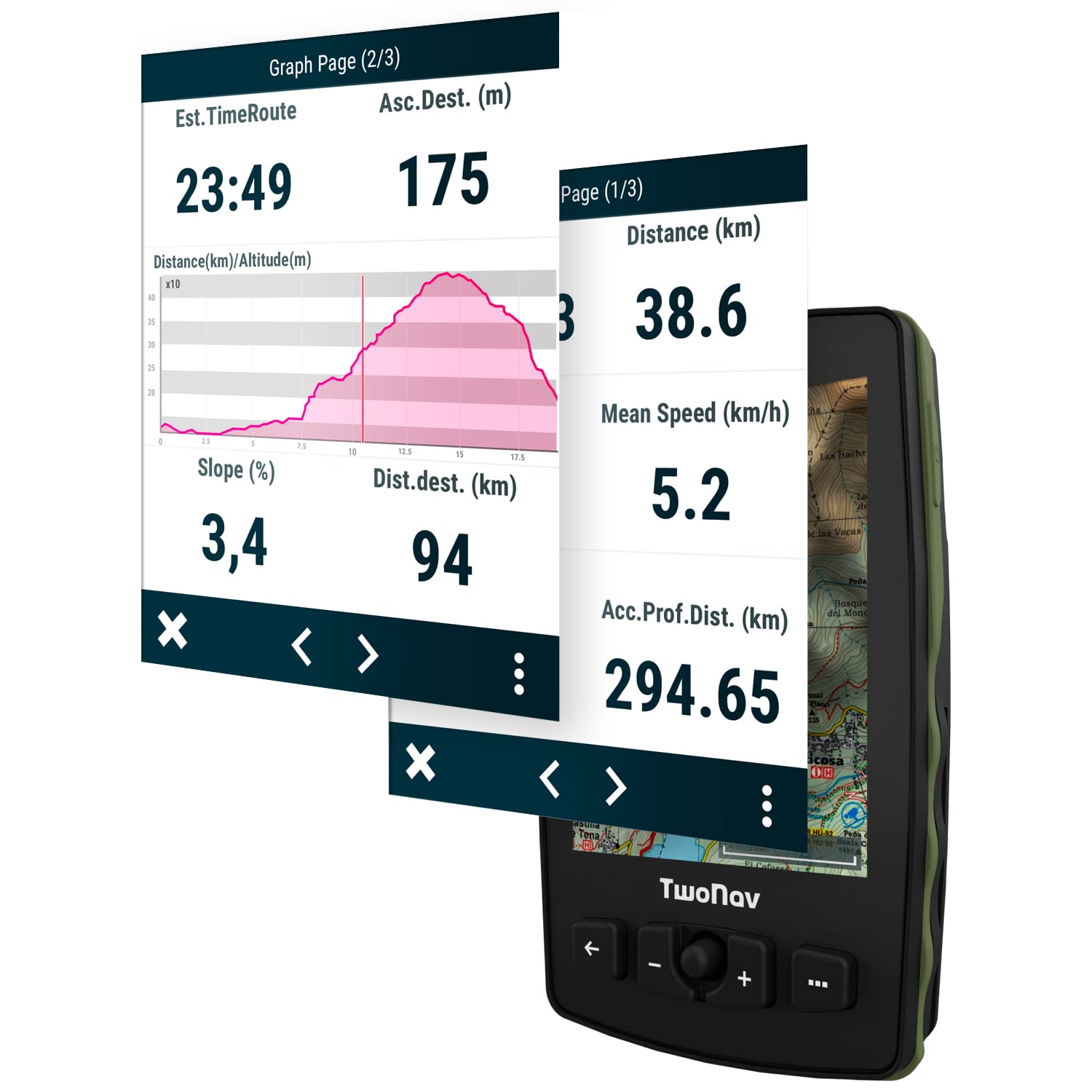 twonav-aventura-2-plus-outdoor-gps-3-7-zoll-32-gb-36-h-alpinismus-wandern-expedi image 3