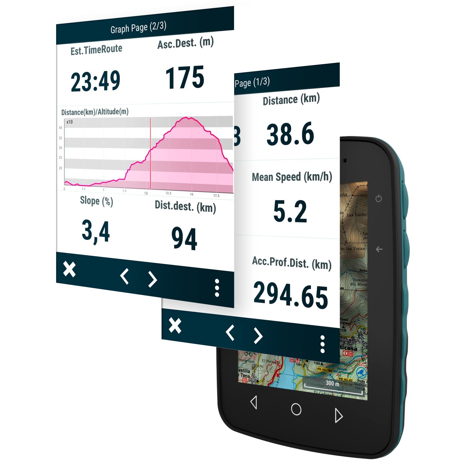 twonav-terra-multisport-gps-3-7-zoll-32-gb-mit-deutschland-topo-fahrrad-mtb-wand image 3