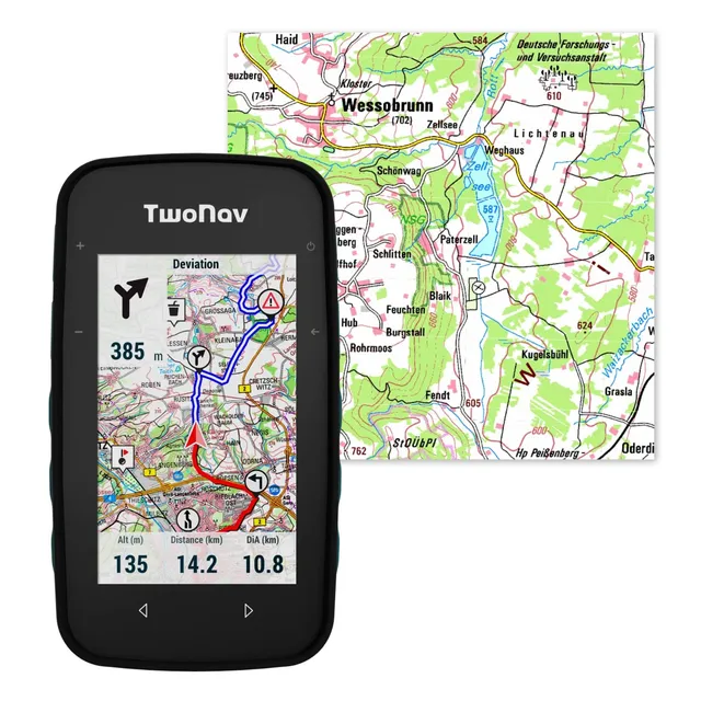 twonav-cross-plus-gps-outdoor-navi-3-2-zoll-mit-deutschland-topo-karte image 1